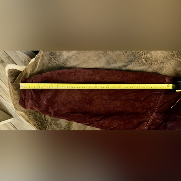 Levis Mens Type III Classic Sherpa Trucker Jacket Corduroy Burgandy Wine XL - Picture 8 of 16